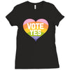 Vote Yes-Australia Marriage Equality Ladies Fitted T-Shirt