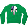 skull u.s.a. back Crewneck Sweatshirt