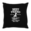 Best Friend Doberman Throw Pillow