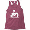 iron sheik wrestling iran funny Racerback Tank