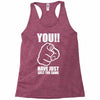 you have just lost the game  funny computer internet humour Racerback Tank