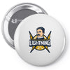 colorado springs - lightning Pin-back button