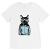 cool cat V-Neck Tee