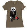 creepy doll trick or treat Ladies Fitted T-Shirt