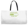 sarcasm loading funny computer tech gee Weekender Totes