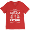 I Am One Blessed Father V-Neck Tee
