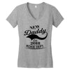 New Daddy 2018 Rokie Dept. Women's V-Neck T-Shirt