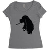 Lady Women's Triblend Scoop T-shirt