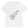 caution octopus&rsquo; may be larger than it appears V-Neck Tee