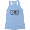 push button receive bacon t shirt funny awesome nerdy geeky humor tee Racerback Tank