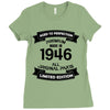 Premium Vintage 1946 Ladies Fitted T-Shirt