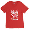not like a regular mom i'm a cool mom V-Neck Tee