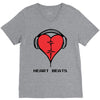 heart beats V-Neck Tee
