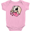 cute lop eared rabbit Baby Bodysuit
