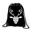 poly deer Drawstring Bags
