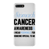 stomach cancer awaneress i wear periwinkle for someone special to me iPhone 7 Plus Case