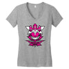 samurai pink ranger Women's V-Neck T-Shirt