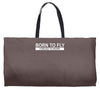 born to fly forced to work Weekender Totes