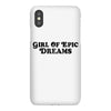 Girl Of Epic Dreams iPhoneX