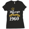 kings are born in 1960 Ladies Fitted T-Shirt