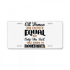 all women are created equal but only the best are born in november License Plate