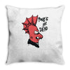 punk's not dead Throw Pillow