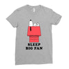 Sleep Big Fan Ladies Fitted T-Shirt