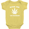 kiss me i'm highrish Baby Onesie