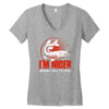 i'm nicer! Women's V-Neck T-Shirt
