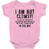 i'm not clumsy Baby Bodysuit