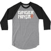 ginger ninja 3/4 Sleeve Shirt