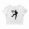 fortnite take the L black logo Crop Top