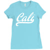 cali black logo Ladies Fitted T-Shirt