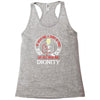 he might find a rabbit in there but hell never find dignity Racerback Tank