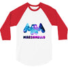 marshmello 3/4 Sleeve Shirt