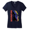 mcgregor face Women's V-Neck T-Shirt