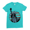 us flag 2 Ladies Fitted T-Shirt