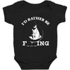 i'd rather be fishing Baby Bodysuit