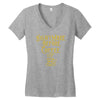 nightmare before coffee Women's V-Neck T-Shirt