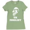 uk jinglist Ladies Fitted T-Shirt