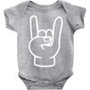 rock and roll throwing horns Baby Onesie