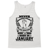 Never Underestimate Dog Rescuer Who Was Born January Tank Top