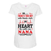 There's This Boy Who Stole My Heart He Calls Me Nana Maternity Scoop Neck T-shirt