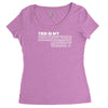 my drinking shirt funny Women's Triblend Scoop T-shirt