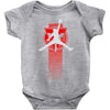 basketball jump Baby Onesie