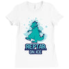 reptar on ice Ladies Fitted T-Shirt