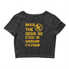 MAY THE ODDS BE EVER IN YOUR FAVOUR Crop Top