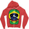 brazil till i die Zipper Hoodie