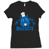time to make the biscuits Ladies Fitted T-Shirt