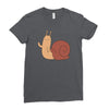snail Ladies Fitted T-Shirt